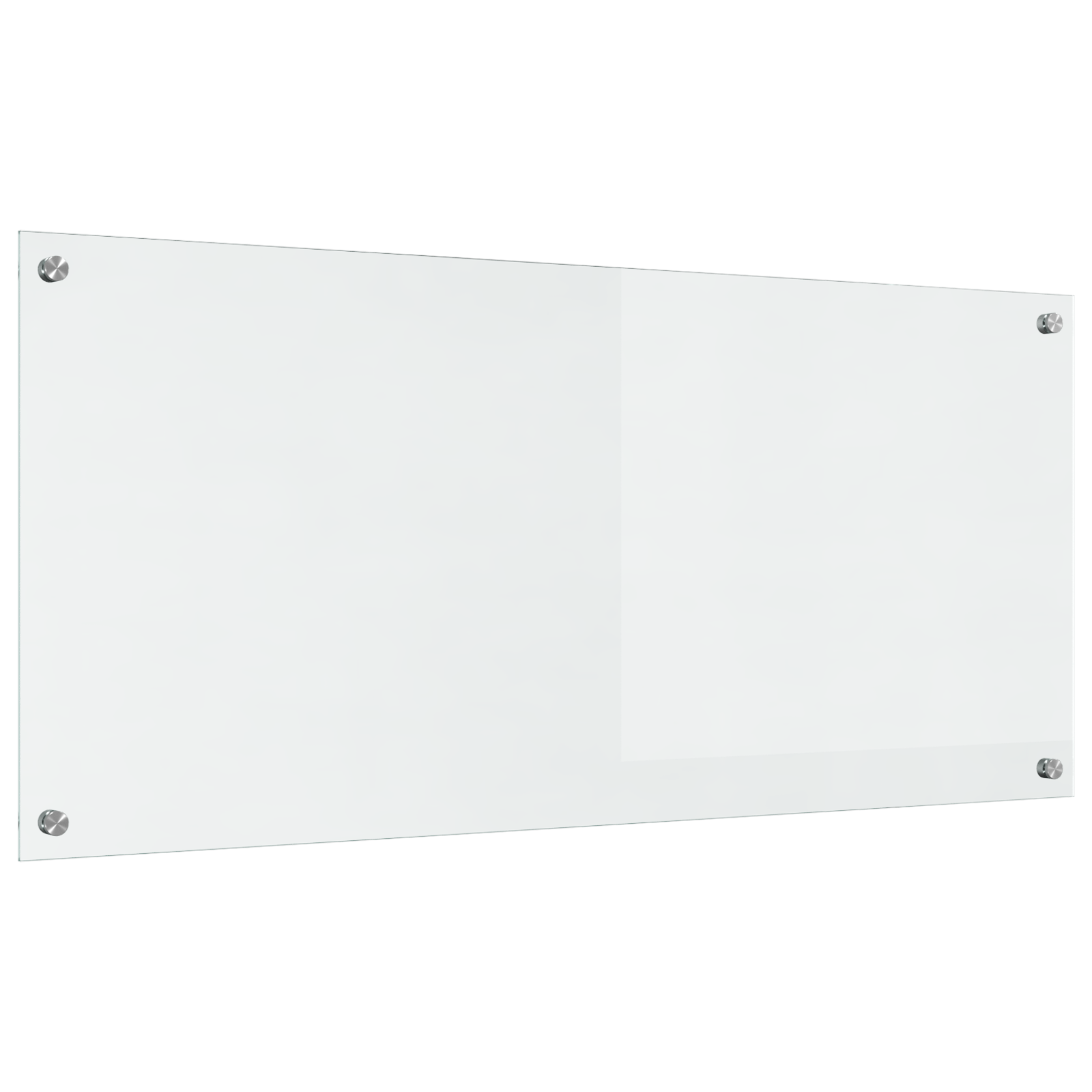 Schienale da cucina Trasparente 110x50x0,6 cm in Vetro Temperato