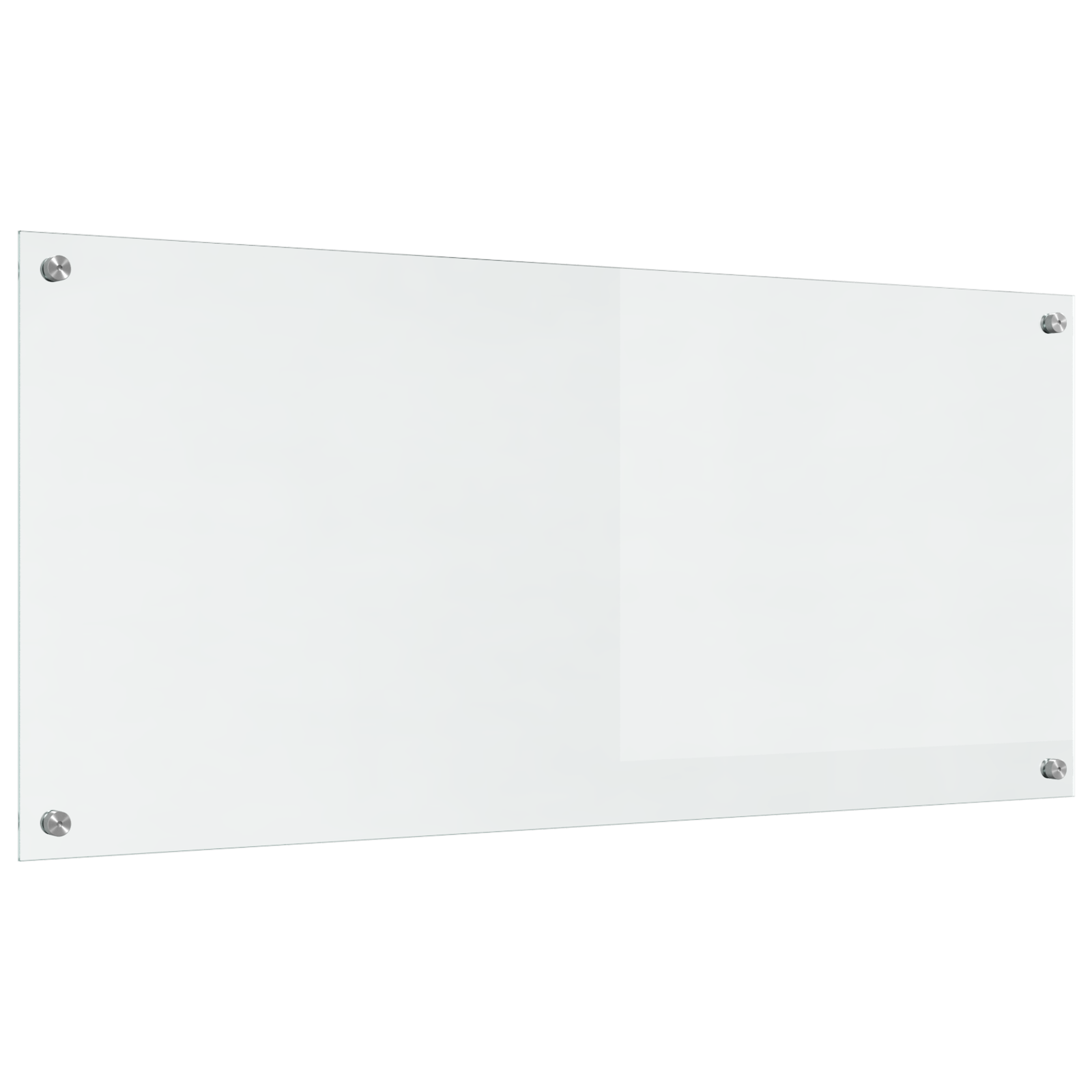 Schienale da cucina Trasparente 110x50x0,6 cm in Vetro Temperato