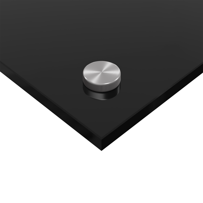 Paraforno per Cucina  Nero 110x50x0,6 cm in Vetro Temperato