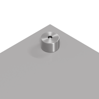 Schienale Cucina Grigio Chiaro 110x40x0,6 cm Vetro Temperato di