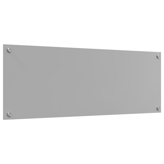 Schienale Cucina Grigio Chiaro 110x40x0,6 cm Vetro Temperato di