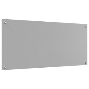 Fascia cucina  Grigio chiaro 110x50x0,6 cm in vetro temperato