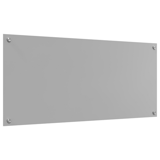 Fascia cucina  Grigio chiaro 110x50x0,6 cm in vetro temperato