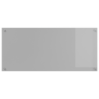 Fascia cucina  Grigio chiaro 110x50x0,6 cm in vetro temperato