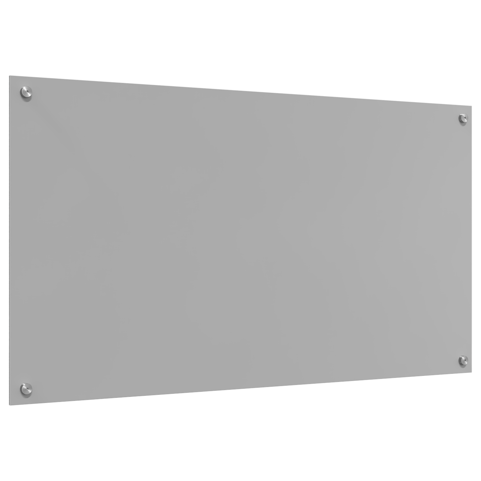 Schienale Cucina Grigio Chiaro 110x60x0,6 cm Vetro Temperato di