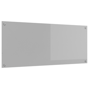 Pannello di schiena per cucina  Grigio chiaro 120x50x0,6 cm in vetro temperato