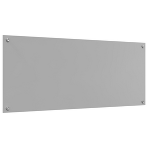 Pannello di schiena per cucina  Grigio chiaro 120x50x0,6 cm in vetro temperato