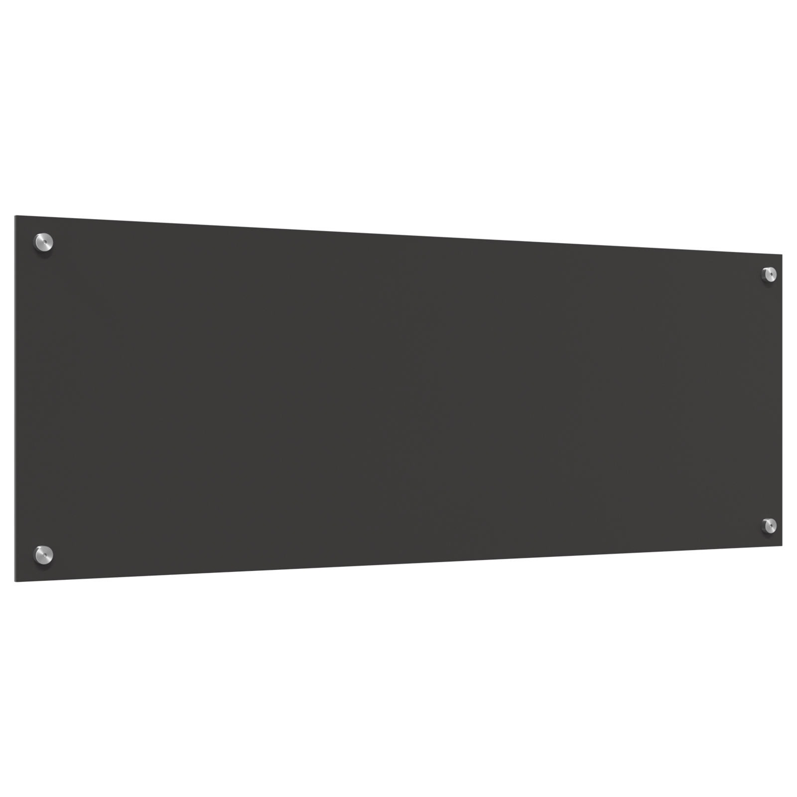 Schienale da cucina  Grigio scuro 110x40x0,6 cm in vetro temperato