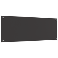 Schienale da cucina  Grigio scuro 110x40x0,6 cm in vetro temperato