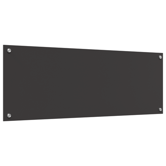 Schienale da cucina  Grigio scuro 110x40x0,6 cm in vetro temperato