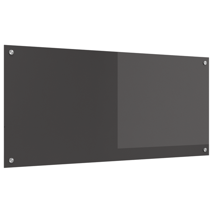 Schienale Cucina Grigio scuro 110x50x0,6 cm in Vetro Temperato di