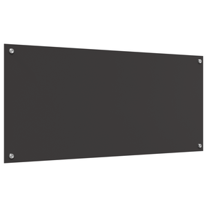 Schienale Cucina Grigio scuro 110x50x0,6 cm in Vetro Temperato di