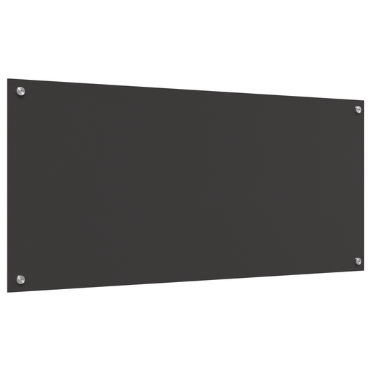 Schienale Cucina Grigio scuro 110x50x0,6 cm in Vetro Temperato di