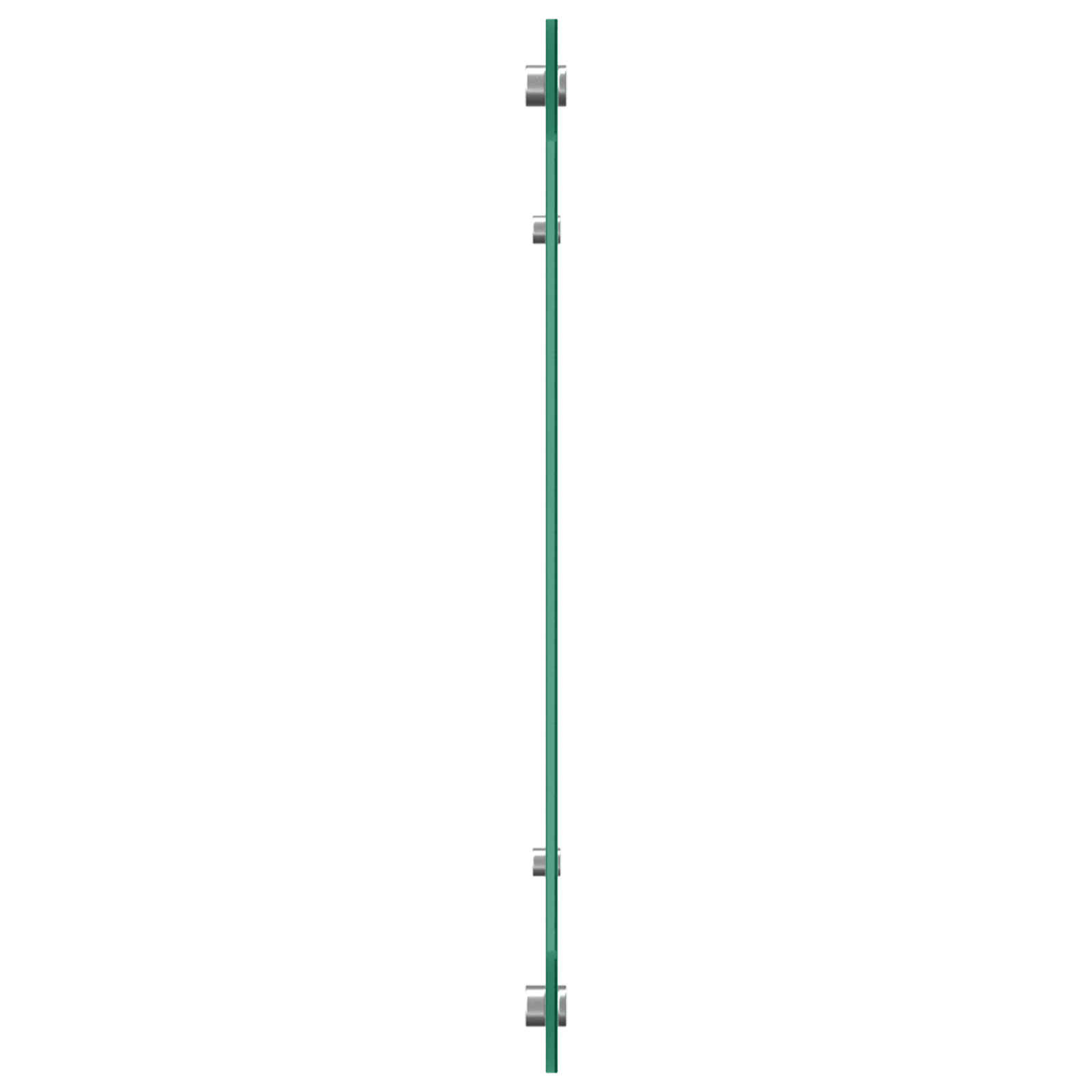 Schienale Cucina Grigio scuro 110x50x0,6 cm in Vetro Temperato di