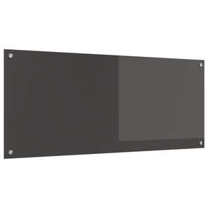 Schienale da Cucina Grigio Scuro 120x50x0,6 cm in Vetro Temperato -