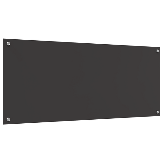 Schienale da Cucina Grigio Scuro 120x50x0,6 cm in Vetro Temperato -