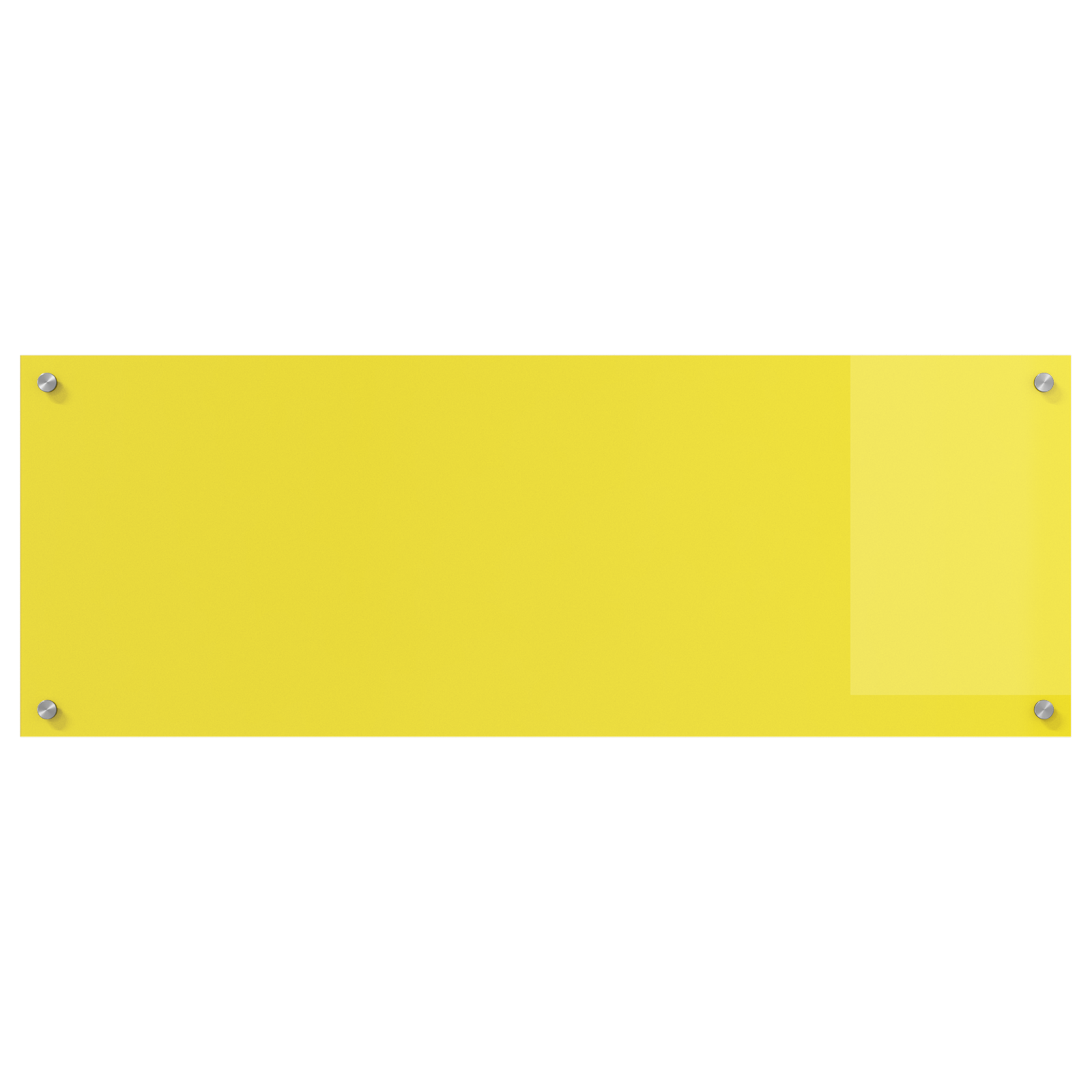 Schienale da Cucina Giallo 110x40x0,6 cm Vetro Temperato