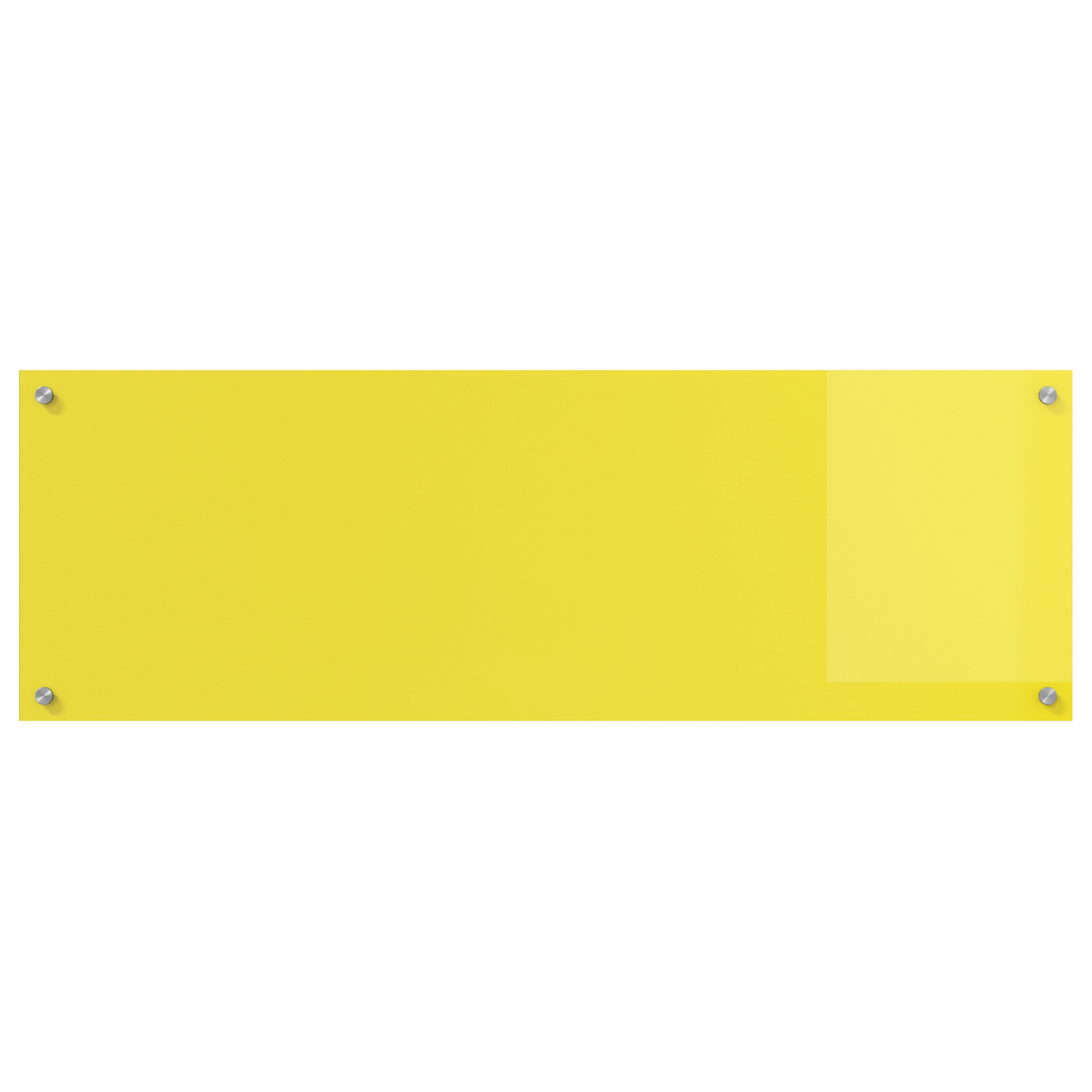 Schienale da cucina  Giallo 120x40x0,6 cm in vetro temperato