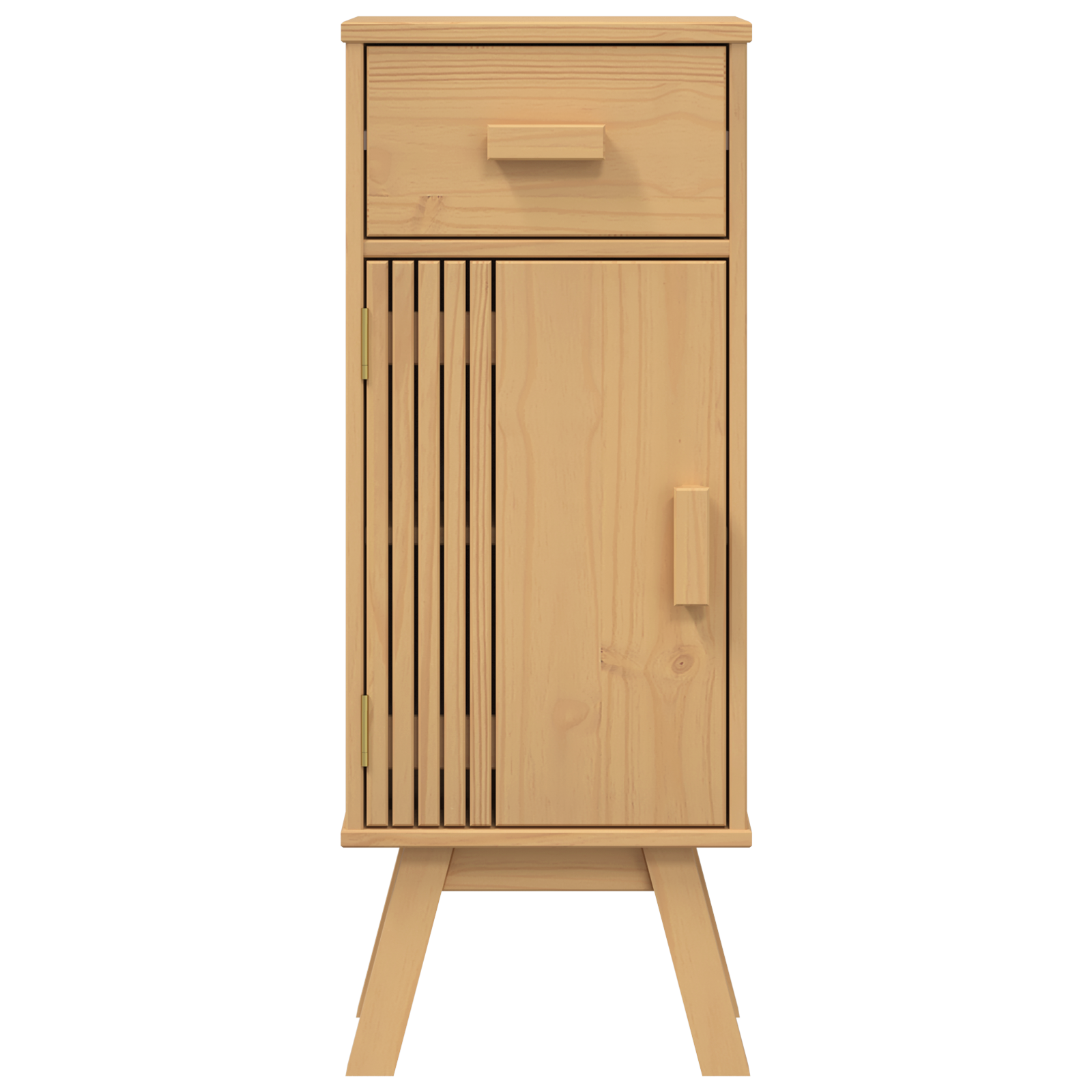 Cabinet da bagno  35x30x90 cm in legno massello di pino