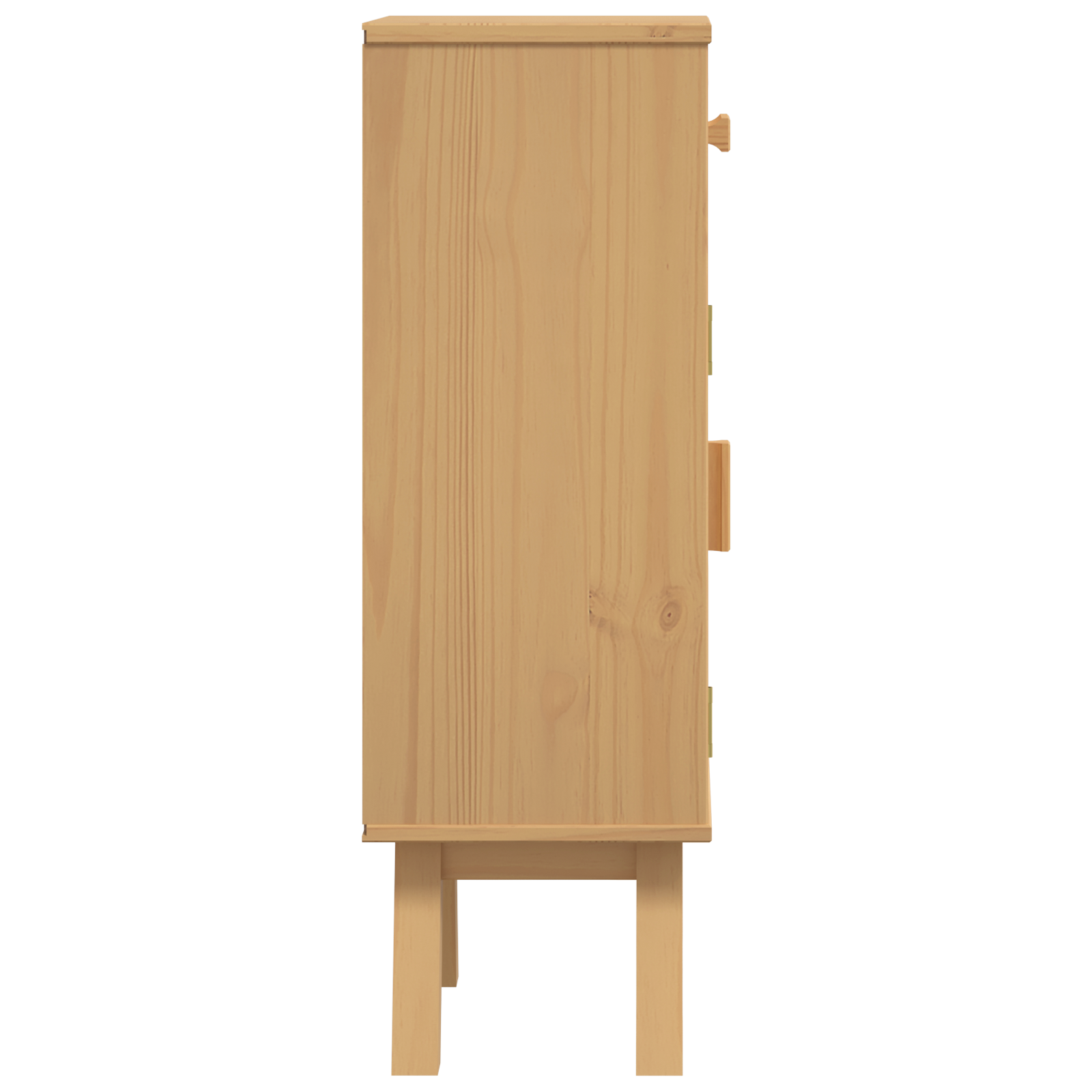 Cabinet da bagno  35x30x90 cm in legno massello di pino