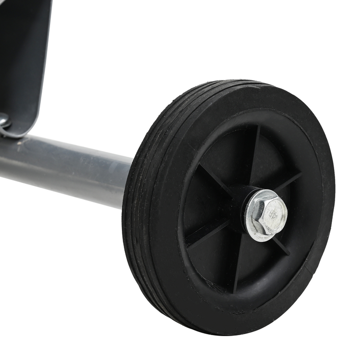 Ventilatore a tamburo  con ruote, 3 velocità, argento, ?77 cm