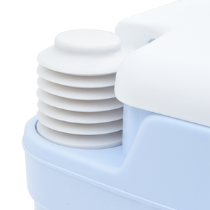 Luce Portatile per Toilette Blu e Bianca in Plastica da 10 L