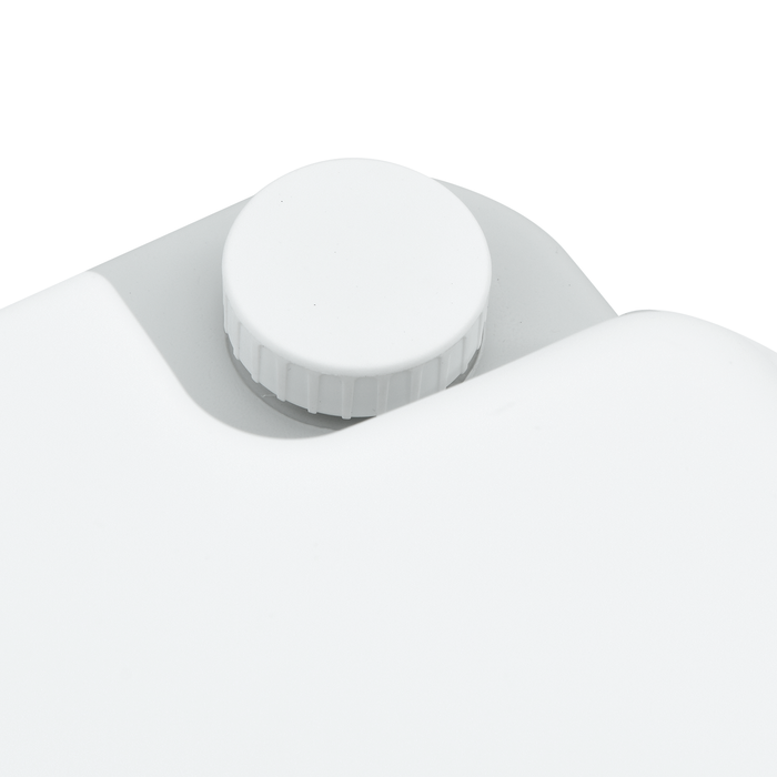 Toilette Portatile Grigia e Bianca in Plastica da 20 L di