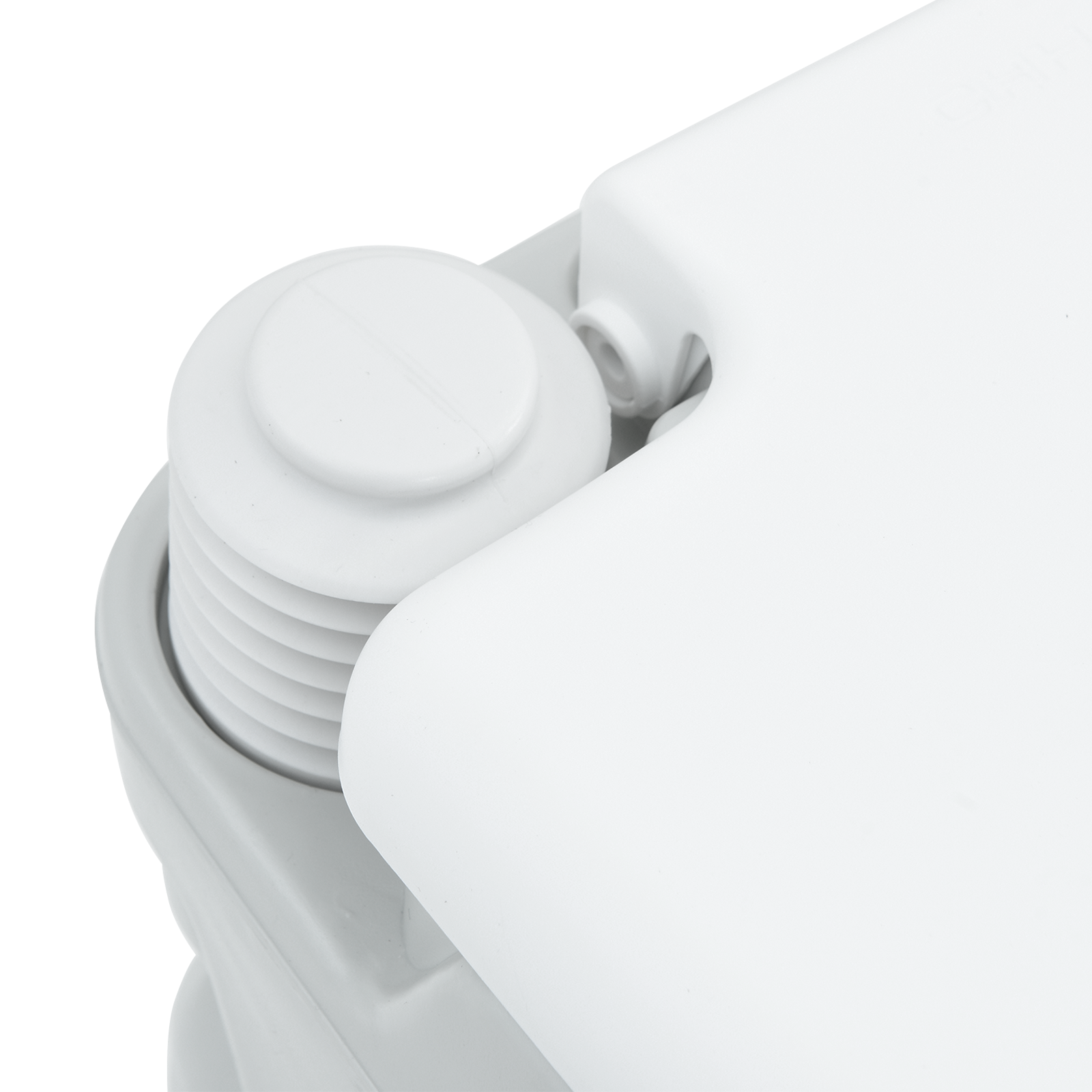 Toilette Portatile Grigia e Bianca in Plastica da 20 L di