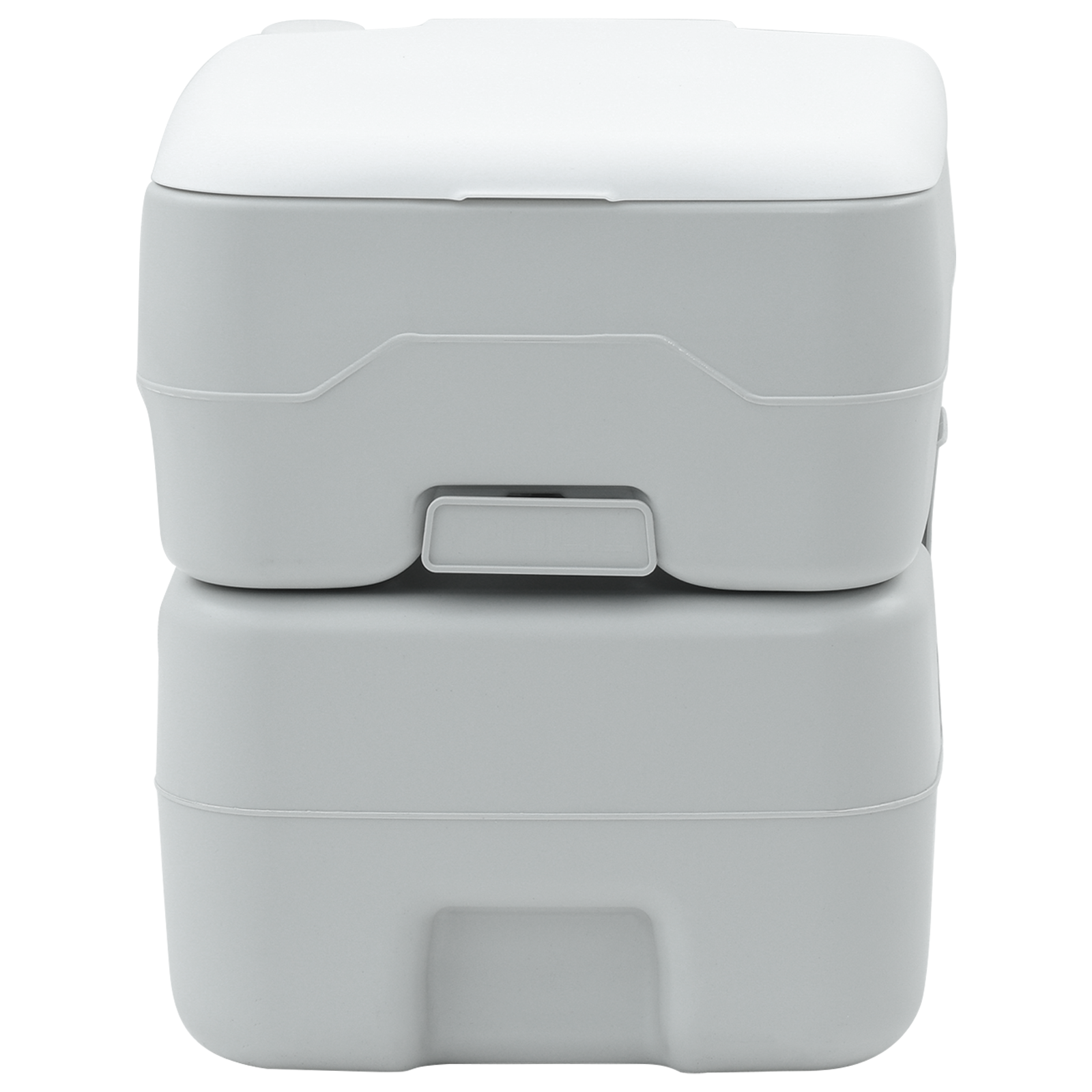Toilette Portatile Grigia e Bianca in Plastica da 20 L di