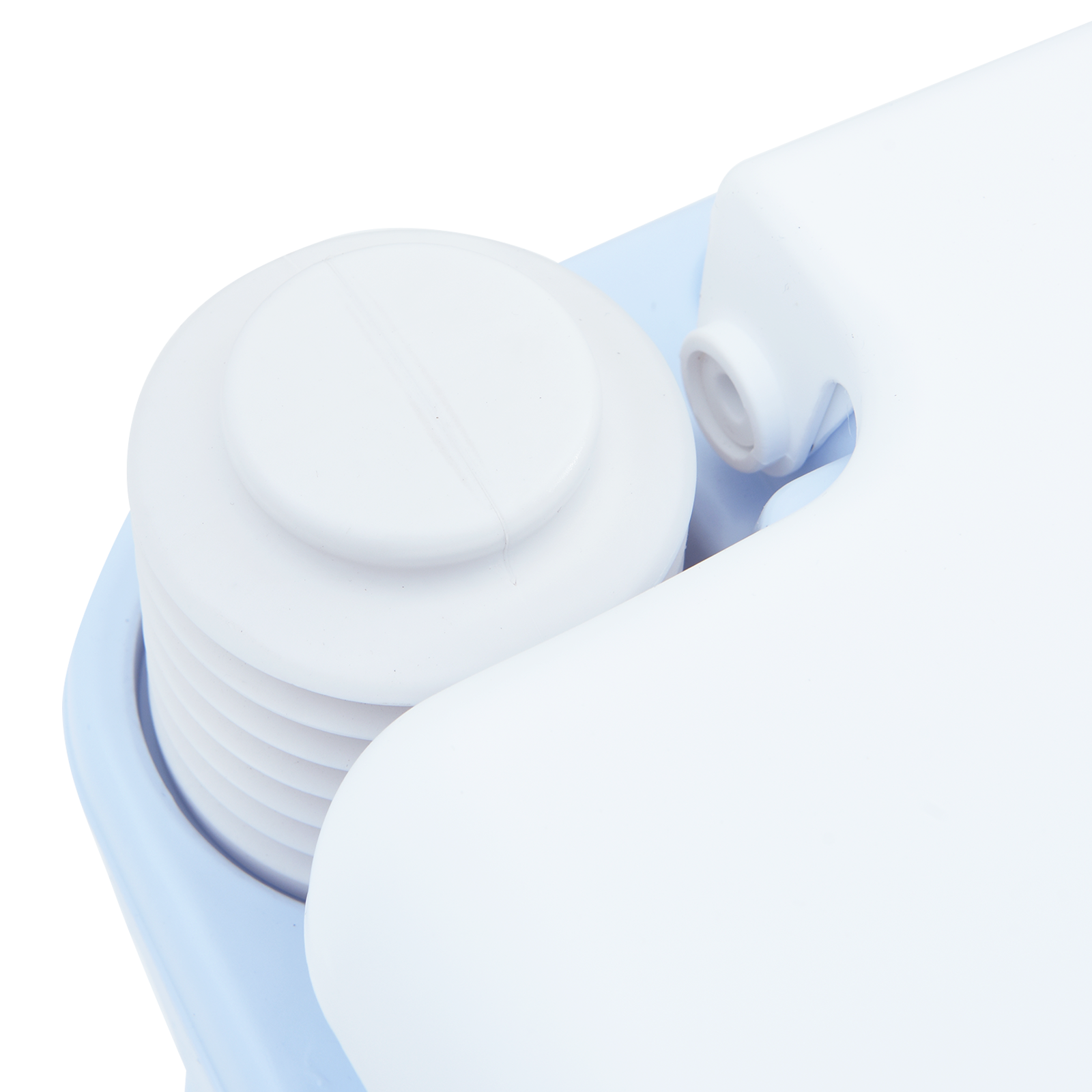 Luce Portatile per Toilette Blu e Bianca in Plastica da 20 L