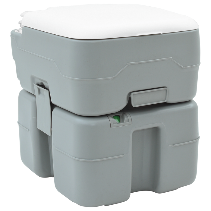 Toilet da Campeggio corpo grigio+coperchio bianco