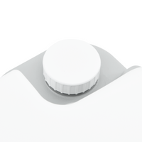 Toilette da Campeggio Corpo Grigio + Coperchio Bianco Non Applicabile