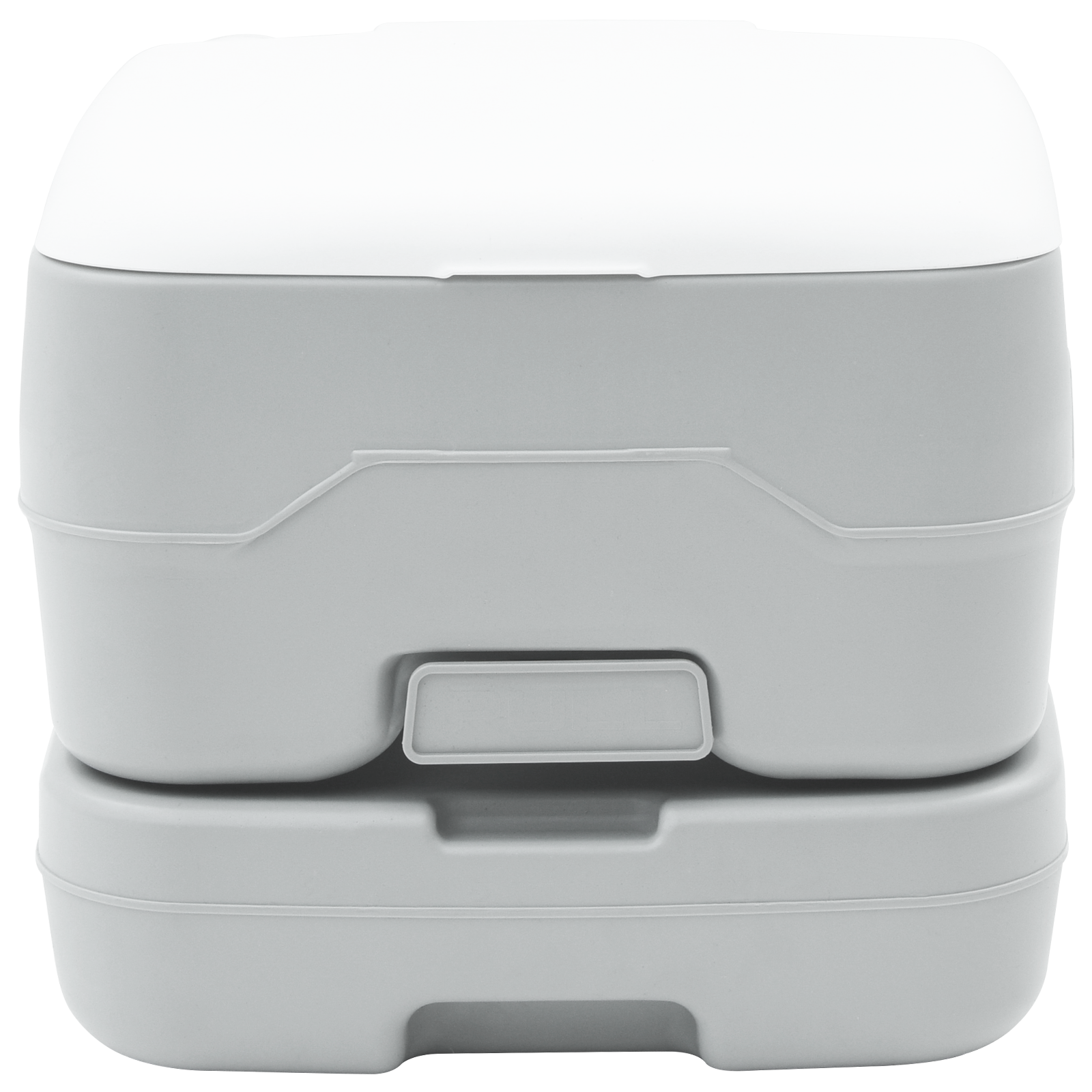 Toilette da Campeggio Portatile  Grigia con Serbatoio Acqua Fresca da 10L e Serbatoio Rifiuti da 10L