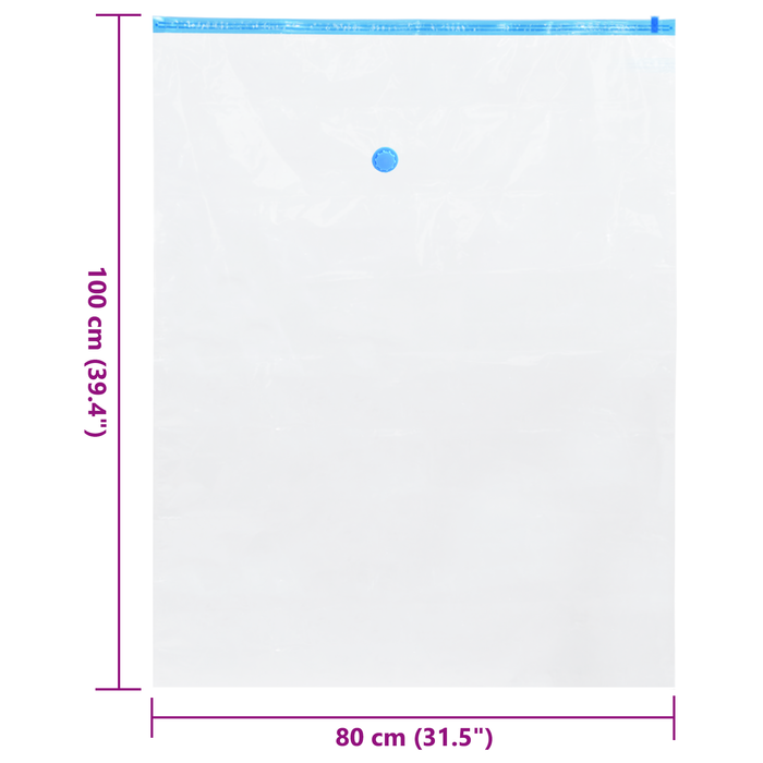 Borse per Conservazione Sottovuoto 20 pz 100x80 cm