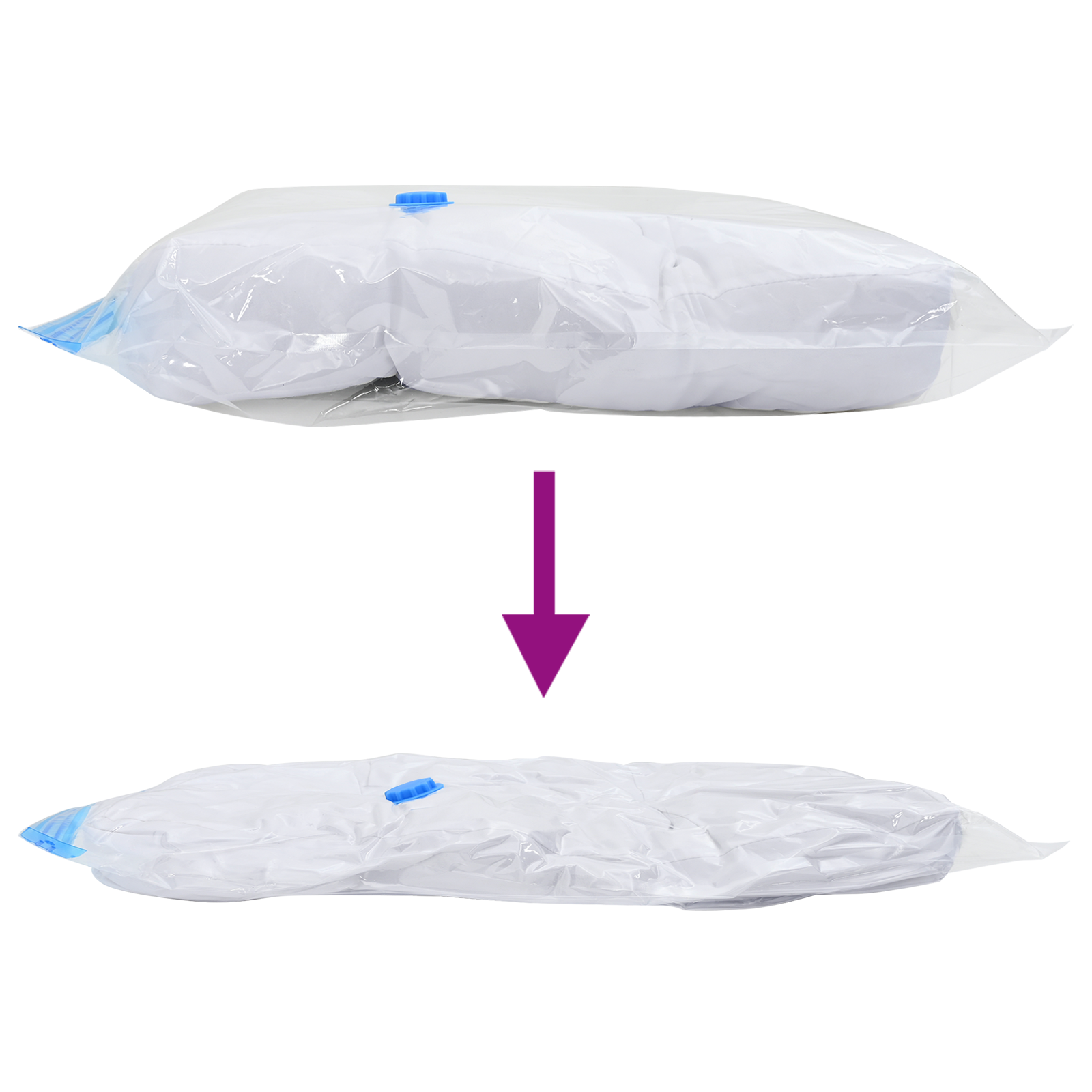 Sacchi di Stoccaggio Sottovuoto 5 Pezzi 80x60 cm