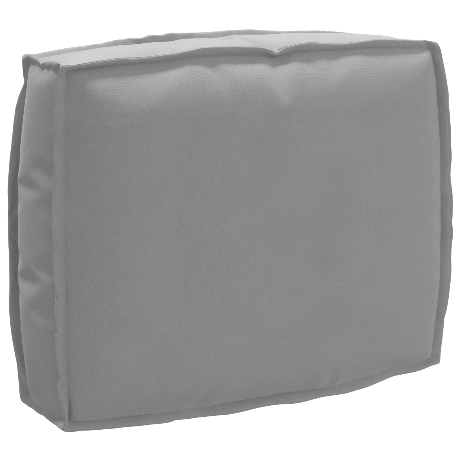 Cuscino per schienale Grigio 50x40x12 cm Tessuto Oxford