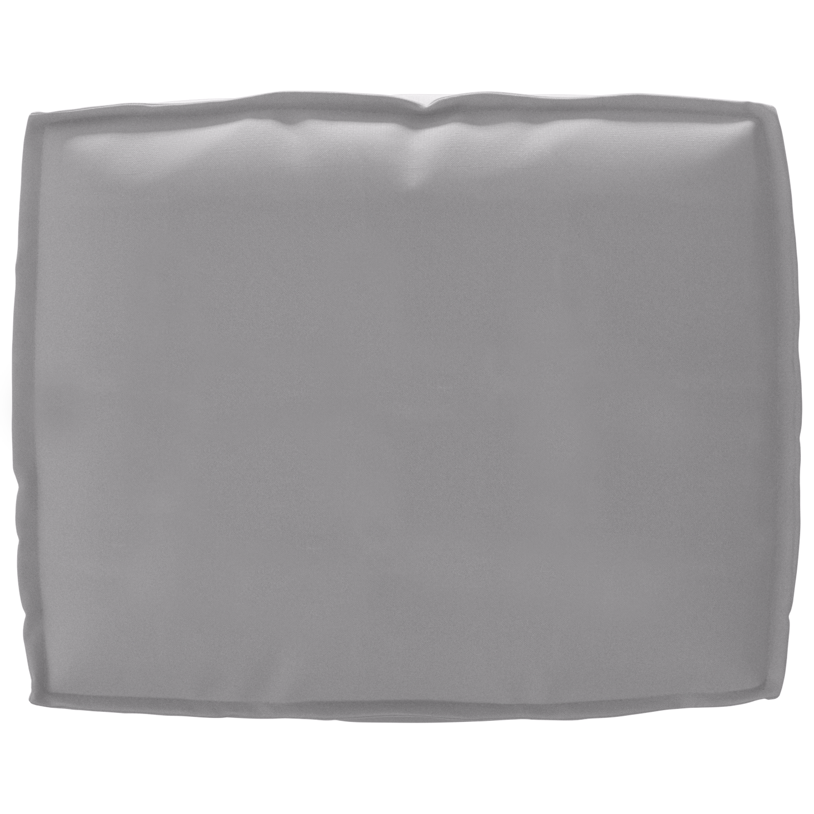Cuscino per schienale Grigio 50x40x12 cm Tessuto Oxford