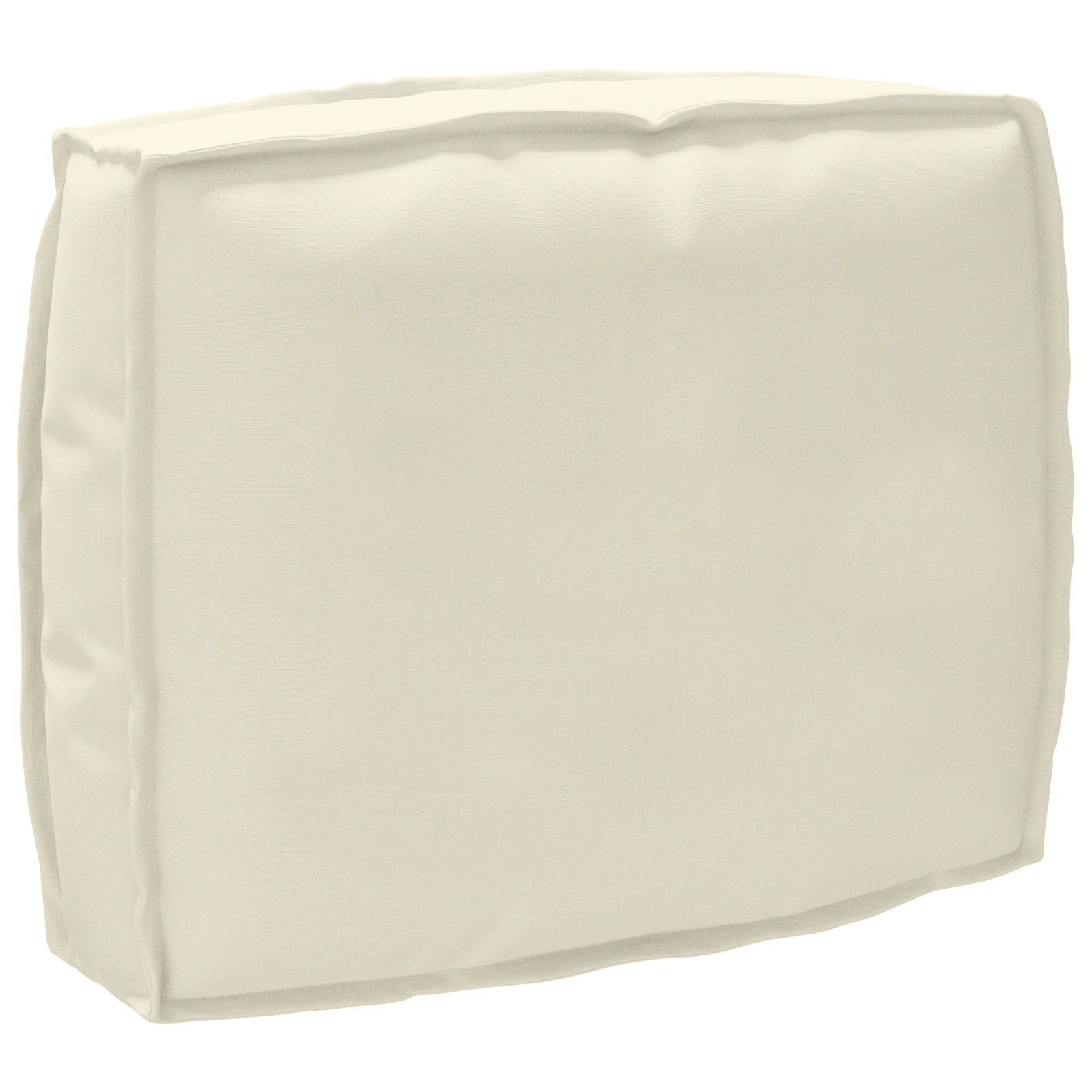 Cuscino per Pallet per Supporto Schienale Crema 50x40x12 cm Tessuto Oxford