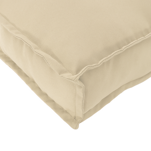 Cuscino per Pallet per Schienale Beige 50x40x12 cm Tessuto Oxford