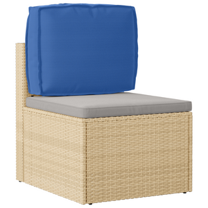 Cuscino per Pallet per Schienale Blu Royal 50x40x12 cm Tessuto Oxford