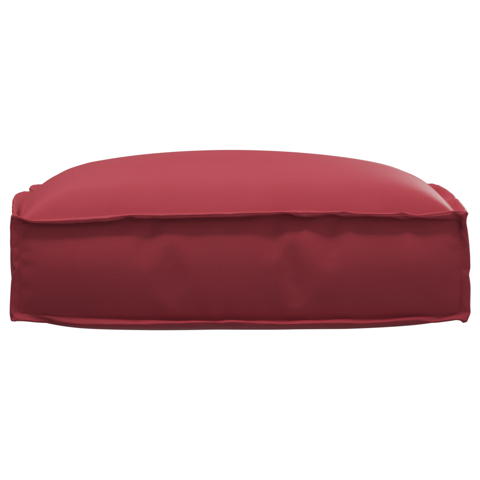 Cuscino per Pallet Rosso Vino 50x50x12 cm Tessuto Oxford