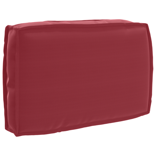 Cuscino per Pallet per Schienale Rosso Vino 60x40x12 cm Tessuto Oxford