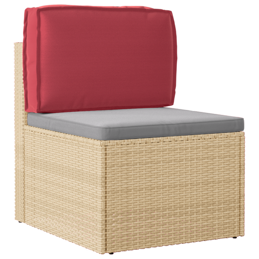 Cuscino per Pallet per Schienale Rosso Vino 60x40x12 cm Tessuto Oxford