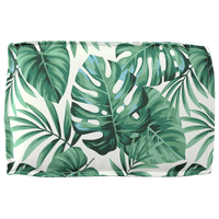 Cuscino per pallet schienale Motivo a foglie 60x40x12 cm Tessuto Oxford