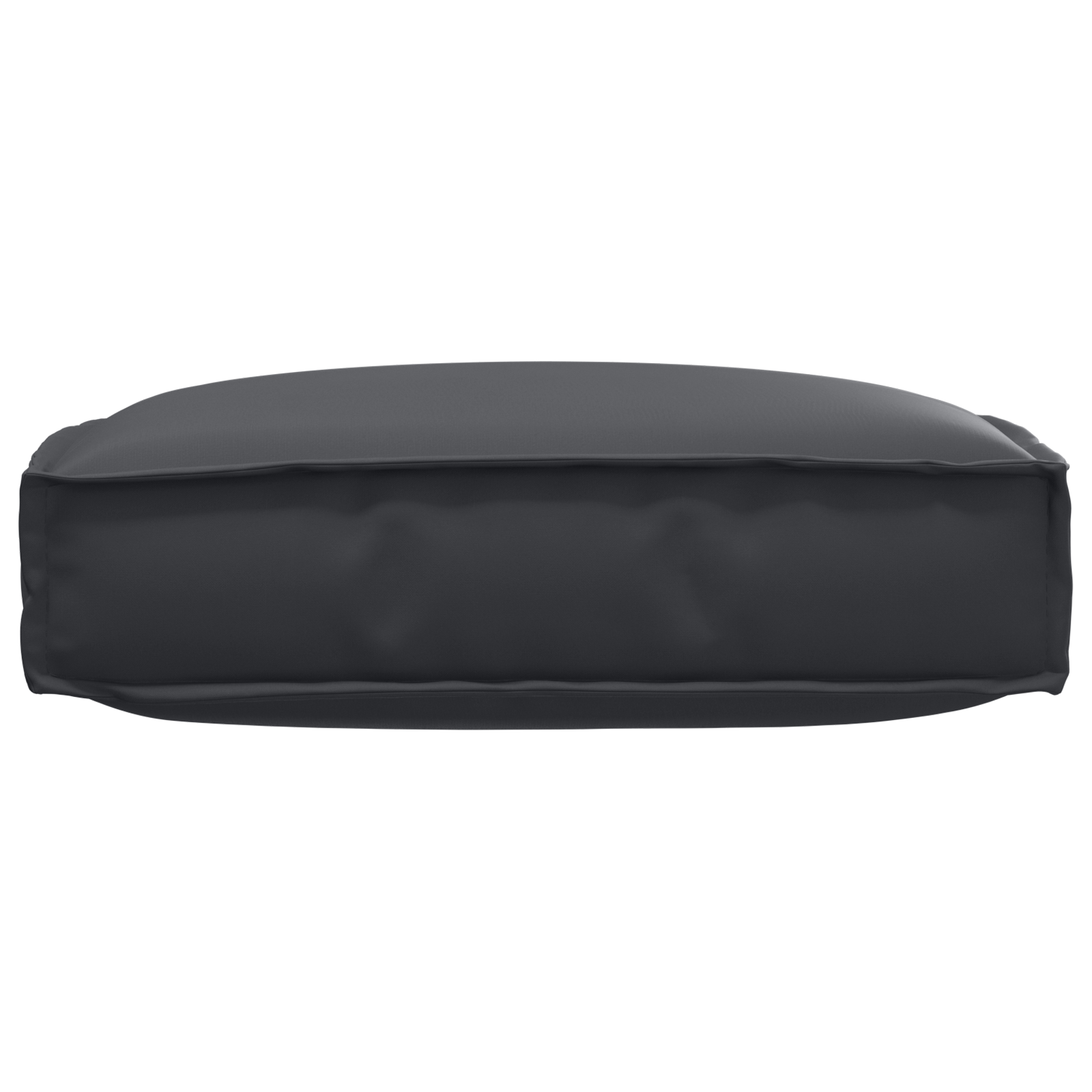 Cuscino per Pallet Nero 60x60x12 cm Tessuto Oxford