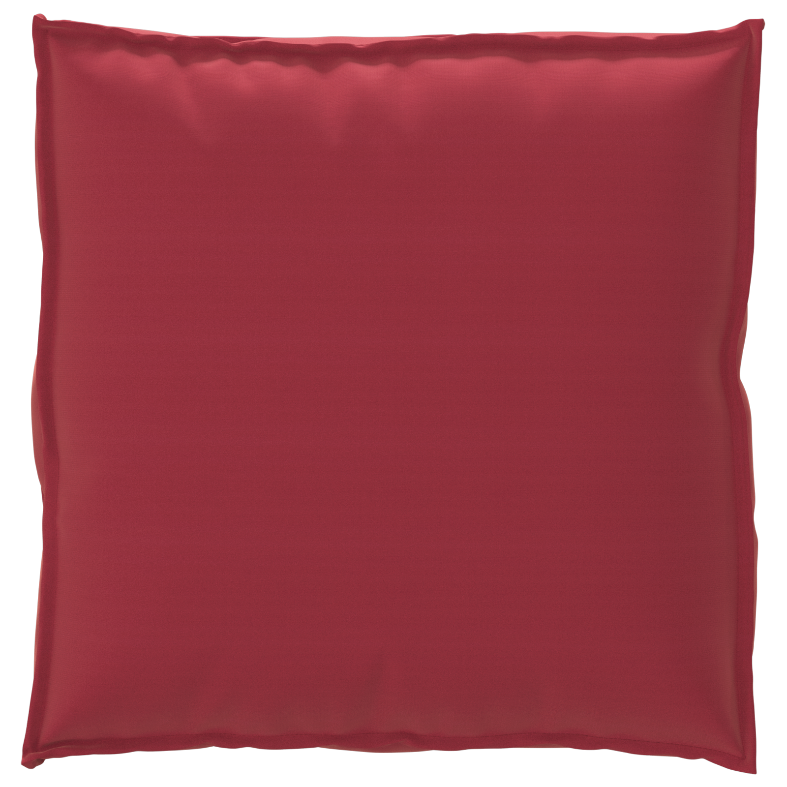 Cuscino per pallet  per seduta Rosso vino 70x70x12 cm Tessuto Oxford