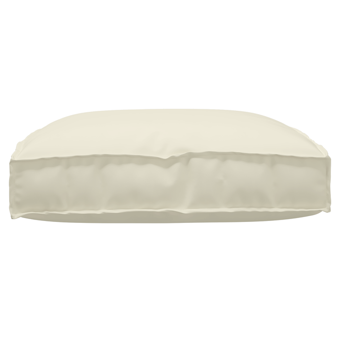 Cuscino per pallet panna 80x80x12 cm in tessuto Oxford