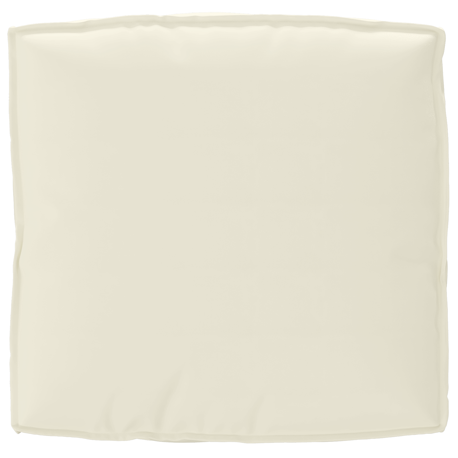 Cuscino per pallet panna 80x80x12 cm in tessuto Oxford