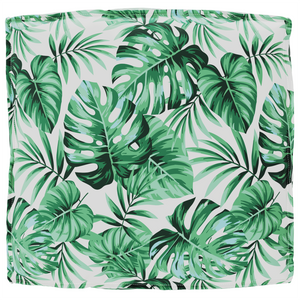 Cuscino per Pallet per Sedia con Motivo Foglia 80x80x12 cm in Tessuto Oxford