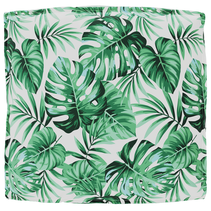 Cuscino per Pallet per Sedia con Motivo Foglia 80x80x12 cm in Tessuto Oxford